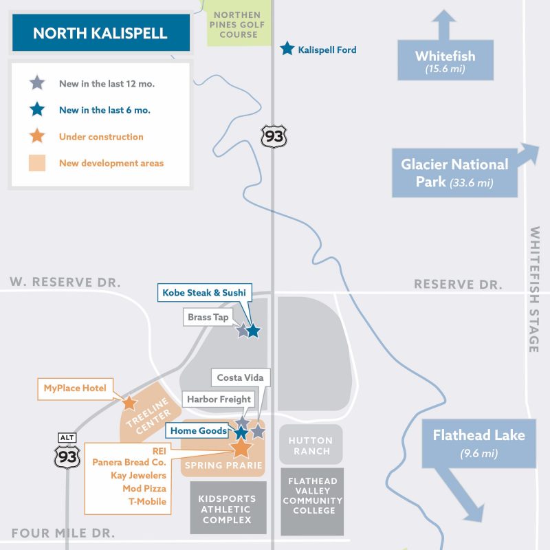 North Kalispell Map