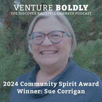 Ep. 44 – Community Spirit Award Winner, Sue Corrigan podcast image